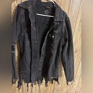 Black Jean Jacket